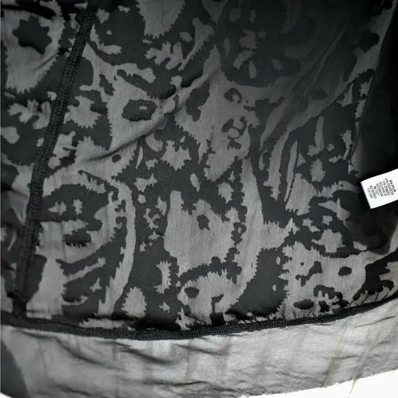 Simply Vera Wang black velvet burnout long sleeve shirt top size xlarge whimsy - Picture 6 of 10